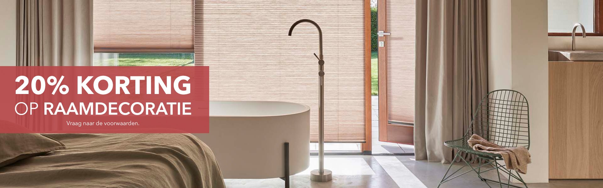 Actie 5 - Raamdecoratie GEEN SHUTTERS